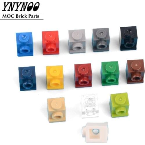 50Pcs/lot Brick Special 1 x 1 with Headlight and No Slot MOC 4070 Building Blocks Bricks DIY Toys Gifts