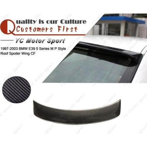 Car Accessories Carbon Fiber MP Style Roof Spoiler Fit For 1997-2003 E39 5 Series Roof Spoiler Wing