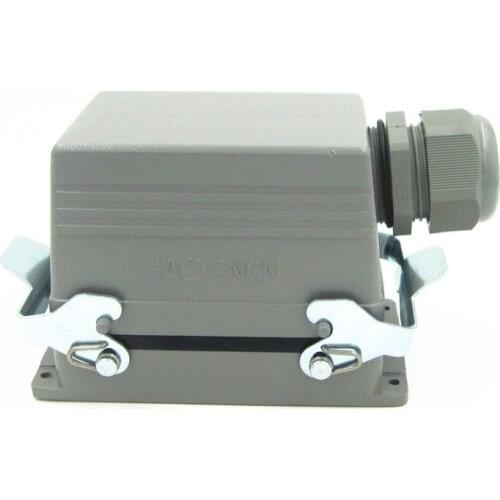 HDC-HE-048-1 Heavy Load Connector 48 Core 16A Rectangle Connector Heat Flux Avenue Plug