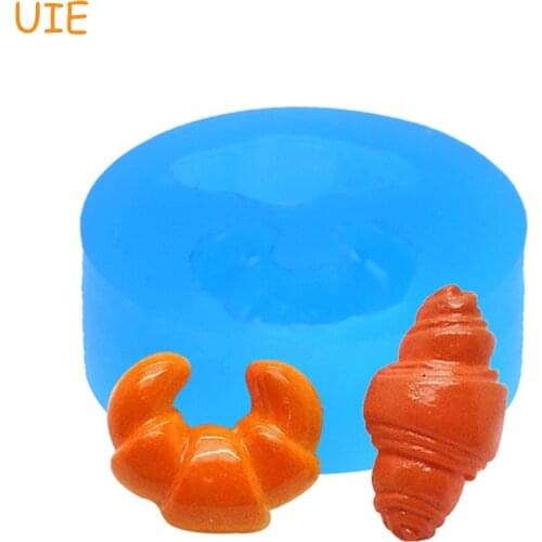 GYL084U Croissant Mold Bread Mold Silicone Mold Flexible Mold - Miniature Sweets Dollhouse Bakery Kitsch
