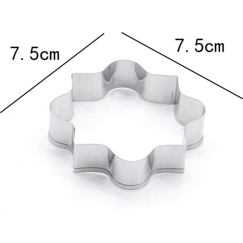 Cake Cookie Mould Cutter Stainless Steel DIY Frame Fondant Baking Mold Kitchen Tool J2Y