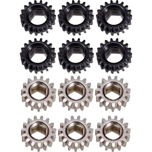 6x Tuning Pegs Keys Machine Heads Mount Hex Hole Gear 1:18/1:15 for Guitar