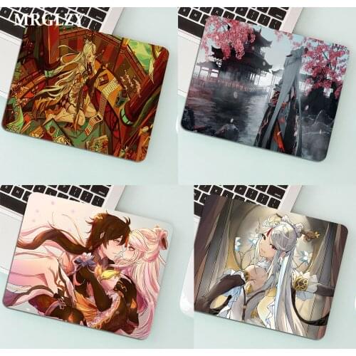 Genshin Impact Ningguang MousePads Computer Laptop Anime Mouse Mat Top Selling Wholesale Gaming Pad Mouse Gamer Keyboard Carpet