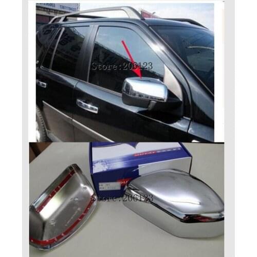 For Land Rover Freelander 2 LR2 2008 2009 2010 Chrome Door Handle Cover Side Rearview Mirror Trim Protector Molding Garnish
