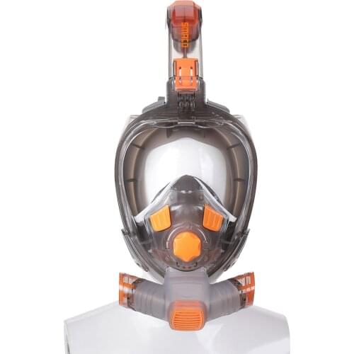 2021 New M8038 Diving Snorkeling Suit Protective Mask Full Face Diving mask Equipment Can be used with Diving Oxygen Tanks