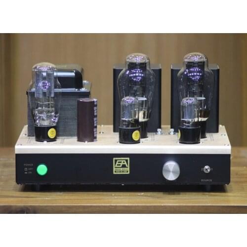 The new 300B single-ended pure Class A fever tube amplifier DIY kit, output power: 8W, input sensitivity: 300mV