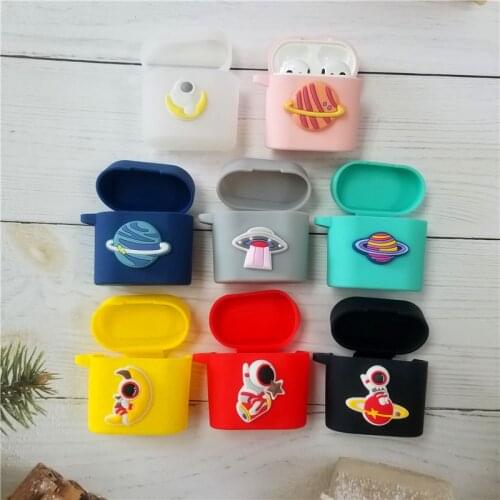 New Astronaut Silicone Case for Xiaomi Mi Air 2 2S Case Protective Bluetooth Wireless Earphone Cover for Xiaomi Mi Air 2 2S