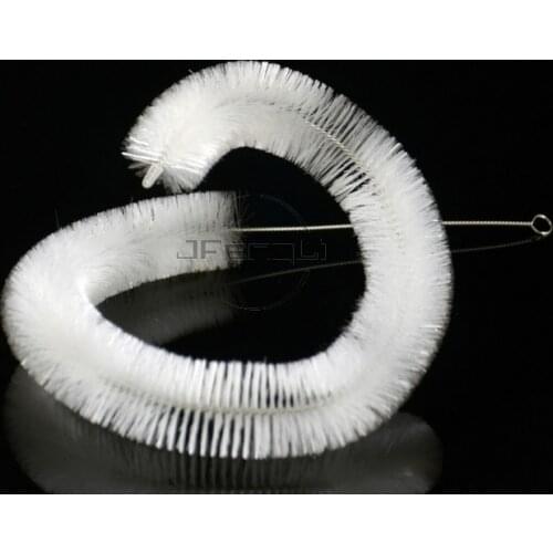 JFENGLI 2pcs 50cm 304 stainless pipe cleaning brush inflow outflow oil skimmer division board holder cliper fish tank aquarium