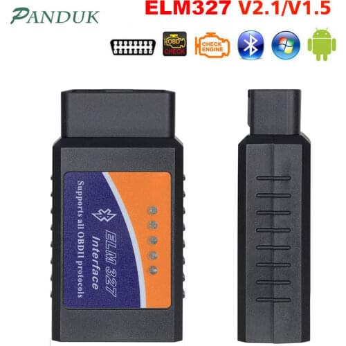PANDUK ELM327 1.5V Dagnostic Scanner for Car Bluetooth Escaner Obd2 2.1V Car Diagnostic Tool Android Automotive Scanner 2019