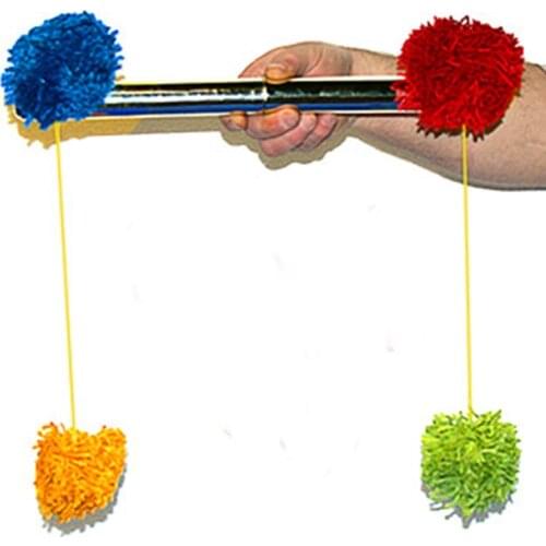 Pom Pom Stick Magic Tricks Street Professional Magician Stage Magia Wand Illusions Mentalism Classic Toy Funny Props