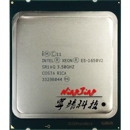 Intel Xeon E5-1650 v2 E5 1650v2 E5 1650 v2 3.5 GHz Six-Core Twelve-Thread CPU Processor 12M 130W LGA 2011