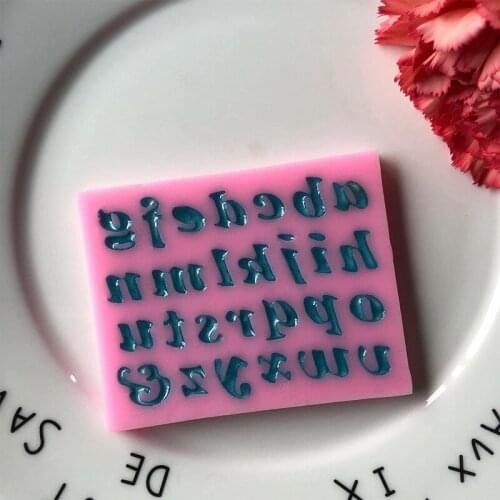 Lowercase Lettered Silicone Mold Mobile Phone mould XGY-47