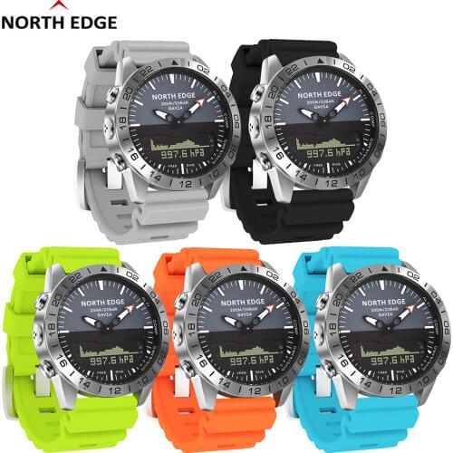 NORTH EDGE GAVIA 2 Business Smart Watch Luxury Full Steel Altimeter Compass Waterproof 200m Barometer Smartwatch