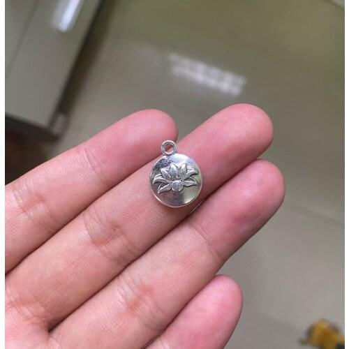 30pcs Lotus Flower Connector Charms Women Jewelry DIY Necklace Bracelet Key Chain Aesthetic Accessories Jewelry Making Supplies