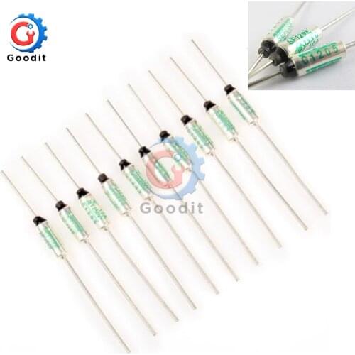 10PCS SF129E SEFUSE Cutoffs NEC Thermal Fuse 133 Celsius 133 Degree 10A 250V CF