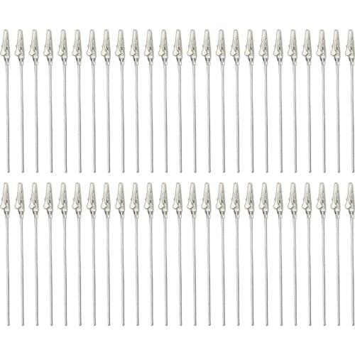 Lot 50pcs 5 inch DIY craft new wire clip card&note&picture&photo&memo holder clips,party alligator clamp,clay&cake Accessories