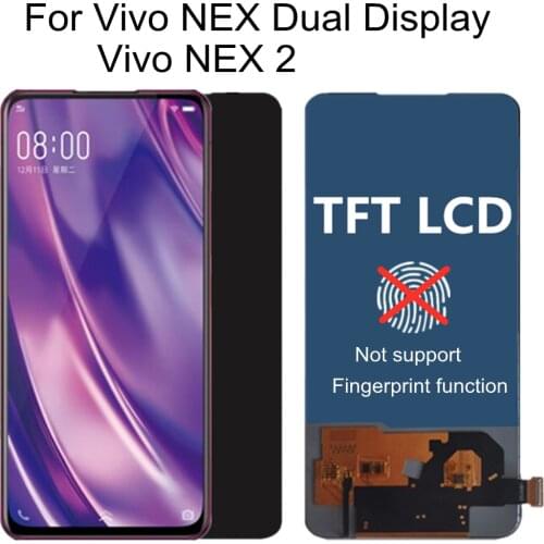 TFT LCD For Vivo Nex 2 Front LCD Display Touch Screen Digitizer Assembly Replacement for phone VIVO Nex2 V1821A 6.39"