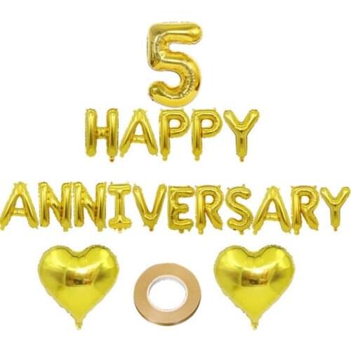 16 inch letter happy birthday aluminum foil balloon holiday birthday party decoration kids adult letter balloon baby gift