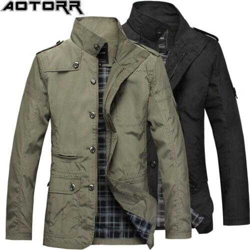 Aotorr Men's Trench Coats