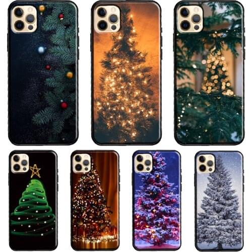 Merry Christmas Tree Phone Case For iPhone 11 Pro Max XS XR X 12 Mini SE 2020 6S 7 8 Plus 12 Pro Max Cover