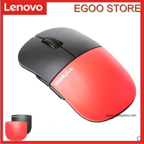 Lenovo Wireless Mouse ThinkPad Thinkplus E3 Mute 2.4Ghz RED Black Shell Laptop Computer