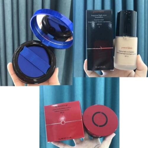 New Arrival Longwear Foundation SPF25 30ml Power Fabric High Coverage Foundation Balm - # 2 #3 #4 9g Womens Makeup Dropshipping