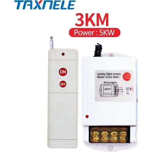 220V 380V Water Pump Wireless Industrial Remote Control Switch Intelligent High power household 1km 3km 5km long distance