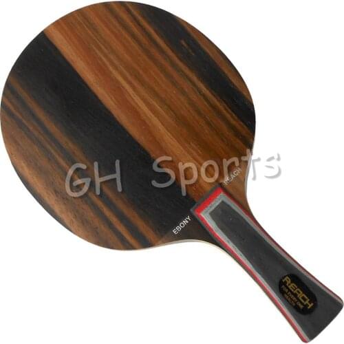 Reach Ebony-7+ Power Ebony 7+ Ebony7+ Medium-Fast Long Shakehand FL Table Tennis Blade for PingPong Racket