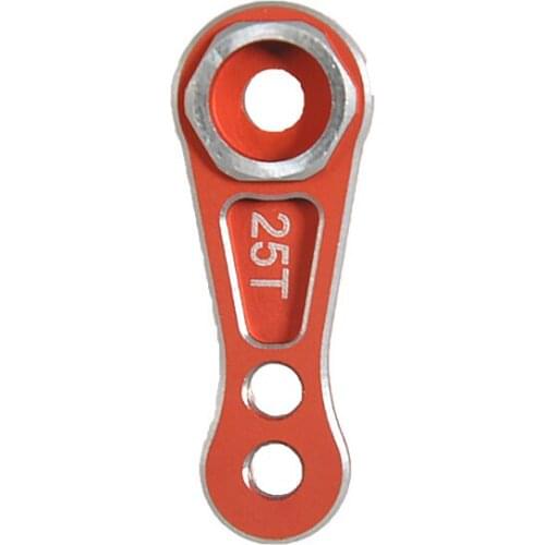 AXSPEED 25T Adjustable Alloy Metal Servo Arm Horn Arm For 1/8 1/10 RC Crawler Truck Car