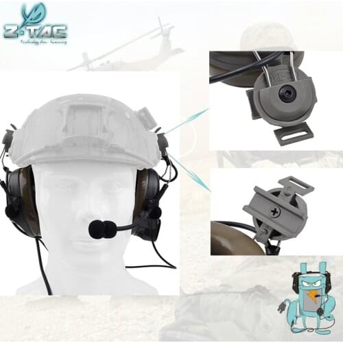 Element Z-tac Tactical Comtac I Headset For FAST helmets Airsoft Outdoor Hunting Fast Helmet Accessories Z032