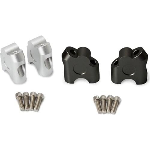 Universal Anodized 2 Inch Pivoting Motorcycle Handlebar Handle Bar Riser For 7/8 22mm fat handleBars Clamp