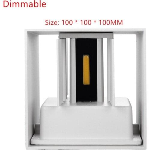 Waterproof Home Decor 12W 85~265V COB LED Wall Lamp Indoor Outdoor Simple Style Wall Lights for Bedroom Hallway Porch Balcony