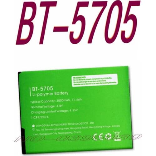High quality Replacement Battery BT-5705 3000mAh for LEAGOO M9 Pro Smartphone In Stock