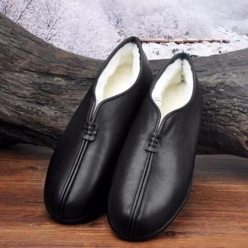 2019 Winter mens boots high to help warm velvet snow boots waterproof large size lightweight models cotton shoes X13-54