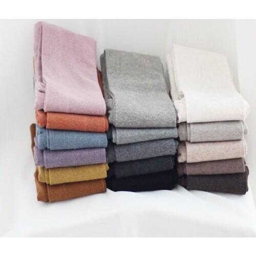 Winter Warm Pantyhose Tights High Elastic Waist Cashmere Thick Stockings Tights Female Candy Color Striped Pantyhose