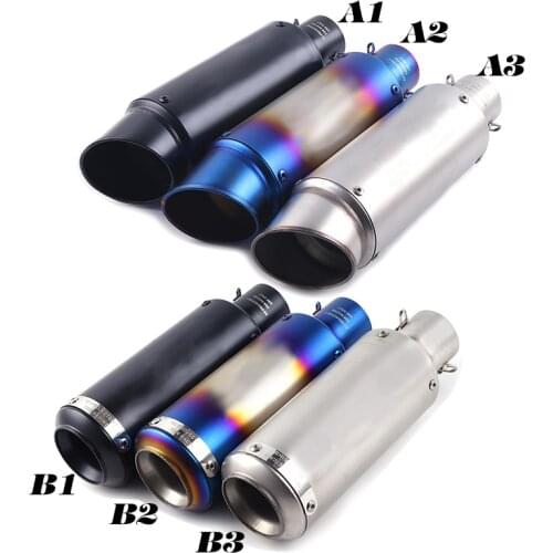 Free Shipping 36-51mm Universal Motorcycle exhaust pipe muffler Escape XMAX300 Smax150 Z650 GSX150R G310R G310GS BWSX CBF190 Q