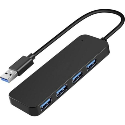 4-Port USB 3.0 Hub Ultra-Slim USB 3.0 Hub For MacBook Mac Mini Surface PC Flash Drive Mobile HDD Multi USB Splitter 4 USB Port