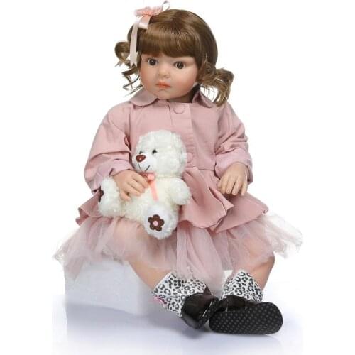 70cm 28inch Reborn Baby Doll Baby Reborn Silicone inteiro Baby Life Boneca Reborn Toddler Toys for Children Brinquedos Juguete