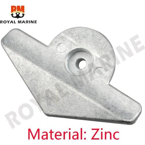6B4-45251 Anode For Yamaha outboard 2T 9.9HP 15HP 6B4452510000 6B4-45251-00 6B4-45251-00-00 boat engine parts