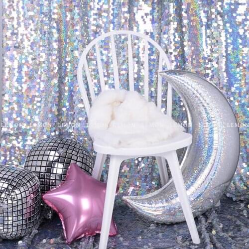 Shiny Seamless shinny silver curtain backdrop photography photo booth wedding sequin photo backdrop graduation party decoration