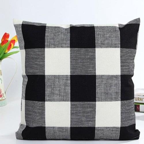 Lattice Printed Pillowcase Decorative Sofa Cushion Cover Home Decor Living Room Bed Throw Pillow Case Car Cushion Cover 45*45cm