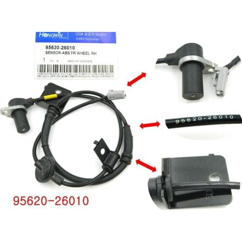 ABS Wheel Speed Sensor Front Right Fits HYUNDAI SANTA FE 2001-2006 2.4L DOHC L4 2.7L/3.5L 9562026010,95620 26010,95620-26010