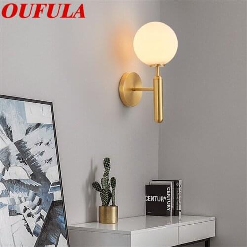 FAIRY Brass Indoor Wall Lamps Fixture LED Copper Light Modern Creative Decorative For Living Room Corridor Bedroom