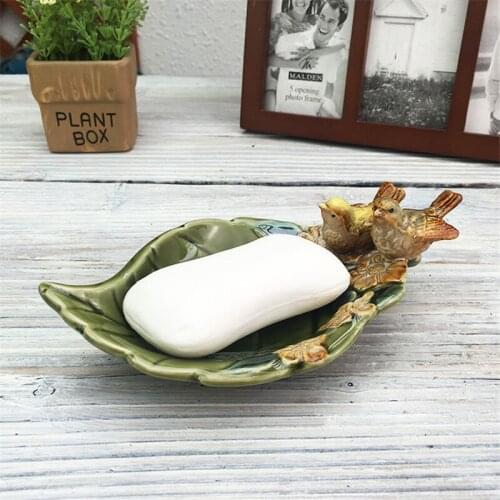 Ceramic Soap Dish Shower Case Holder Container Storage Box Room Accessories Ashtray Key Dish Housewarming Gift Free Shipping