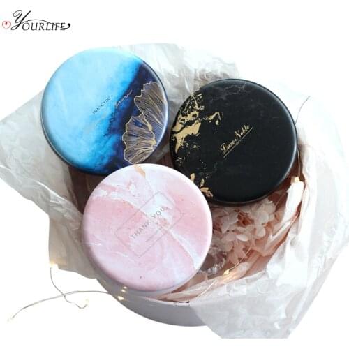 OYOURLIFE Beautiful Macarons Round Gift Boxes Wedding Birthday Candy Packing Box Party Favors Giveaway Flower Box Cracker Case