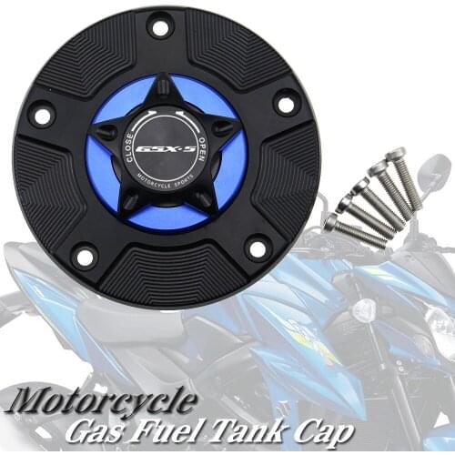 Gas Fuel Tank Cap for SUZUKI GSX-S 750 GSX-S 1000 GSX-S750 GSX-S1000 Motorcycle CNC Quick Release Cover