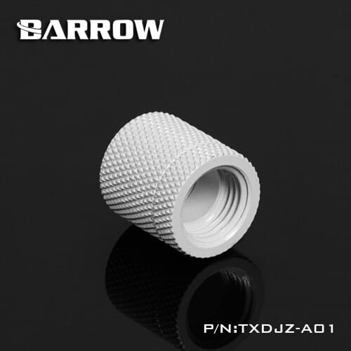 Barrow TXDJZ-A01, Double Internal Thread Rotating Fittings, Black / Silver / White Female To Female 360 Rotation Fittings