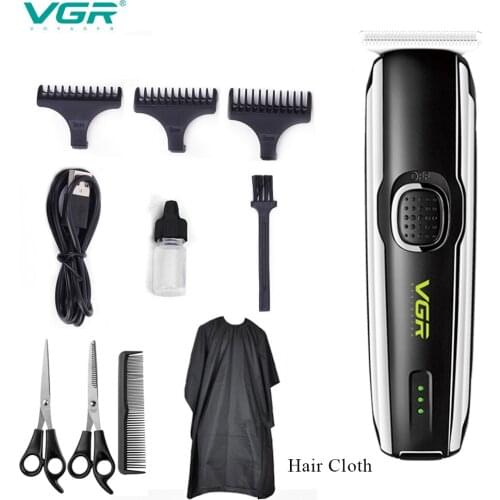 VGR Hair Clipper Electric Clipper 0 Cutter Head Fader Rechargeable Barber Hair Trimer Rechargeable Hair Cutting Machine V-020