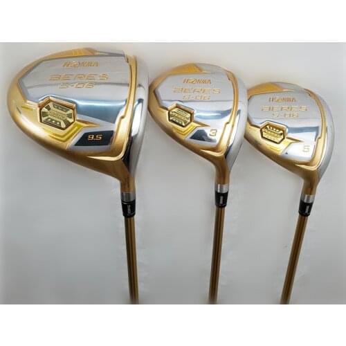 2018 Classic HONMA Golf Driver HONMA BERES IS-06 4-Star Golf Fairway Wood Graphite Shaft R/S Flex with Head Cover