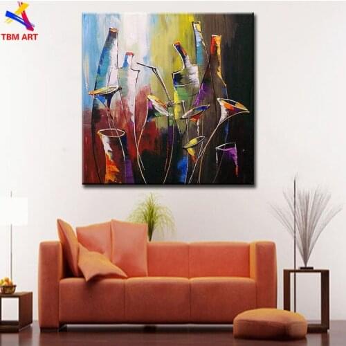 Still Life Hand painted Modern Abstract Oil Painting on Canvas for Living Room Home Decoration Wall Art Picture Gift SL0100